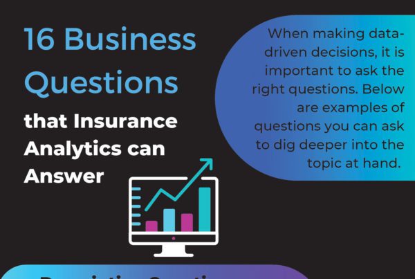 16 Business Questions that Insurance Analytics can Answer